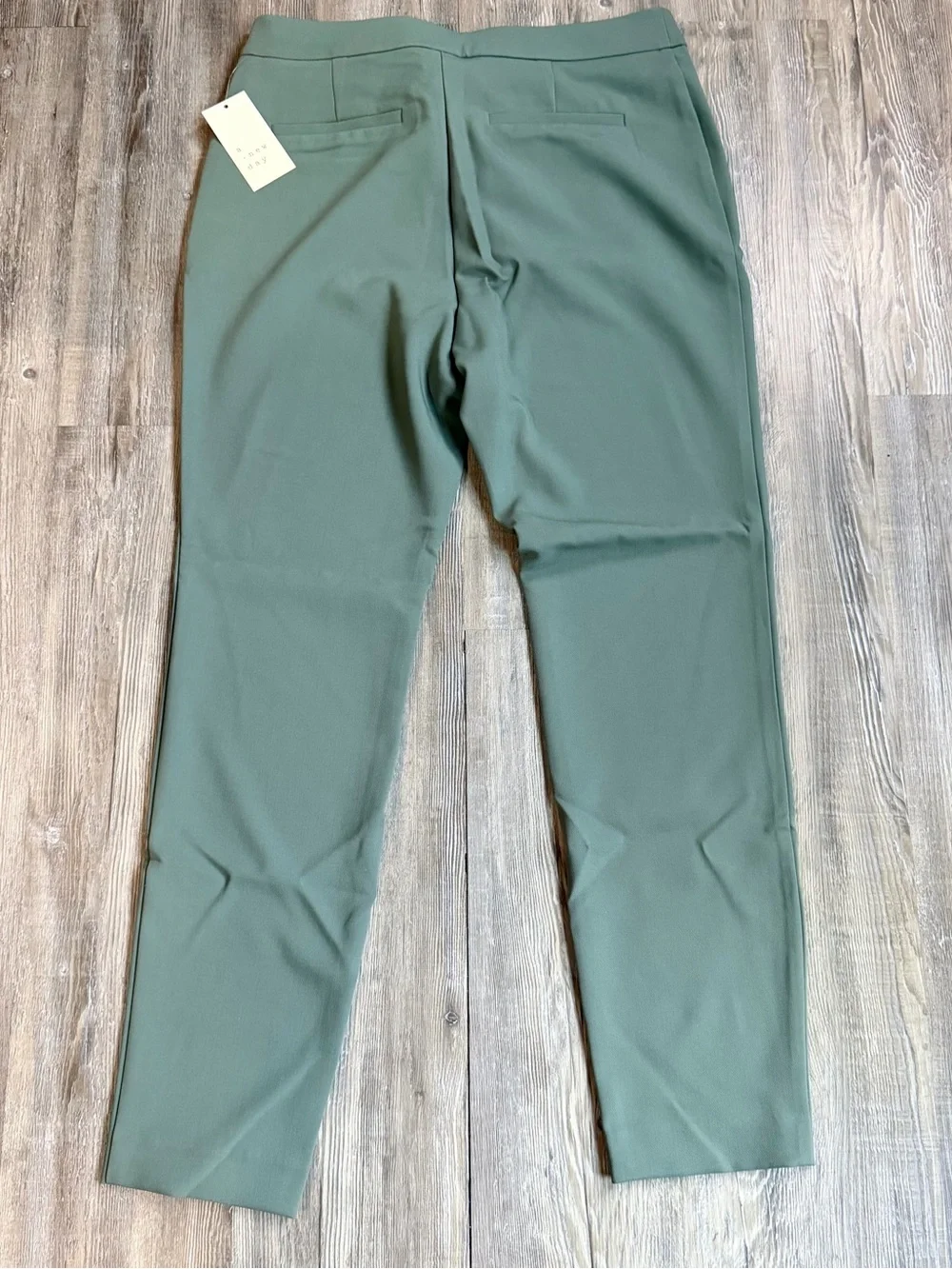 a new day Olive Sage Straight Leg Ponte Pants
